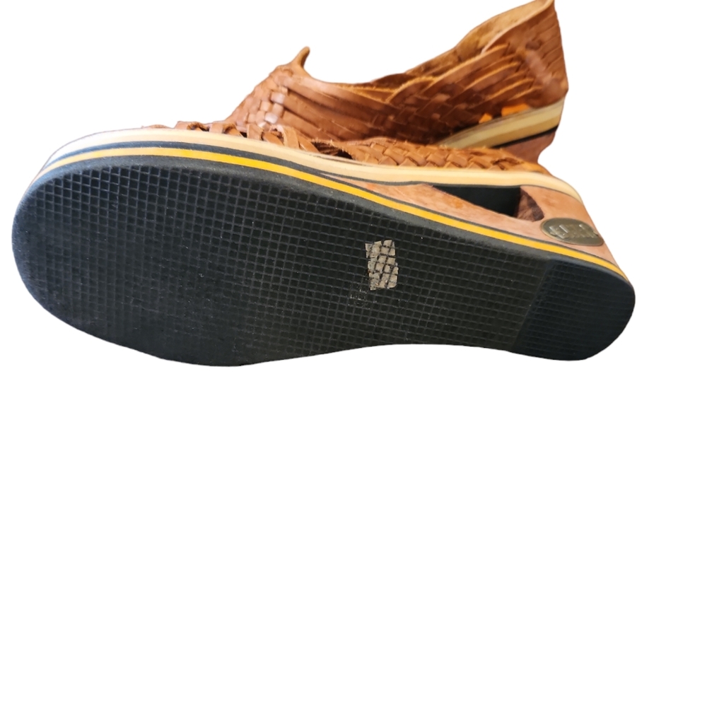 Vintage Buskens Leather Wedge - Picture 4 of 5
